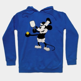 Steamboat Willie Plays Pickleball Hoodie